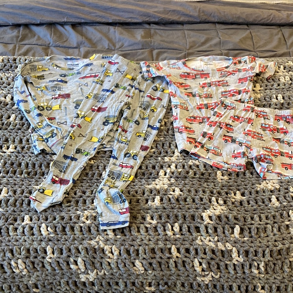 Bundle of boys transportation pajamas